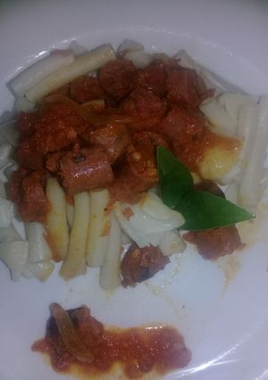 A picture of Sausage Chutney Pasta.