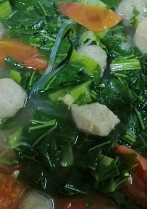 蔬菜丸子湯 的食譜成品照片