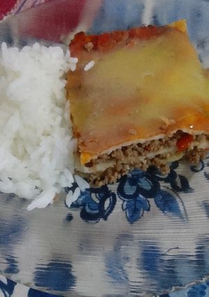 Una foto de Lasaña