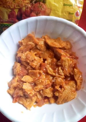 A picture of Sossi chunks #author's marathon 🍽🍽.