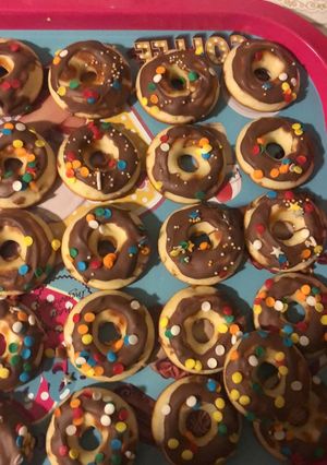 Una foto de Donas en máquina