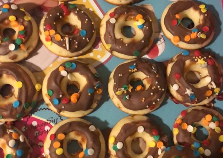 Donas en máquina