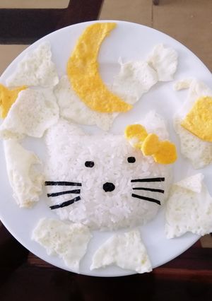 Hình của món Cơm dễ thương cho bé.