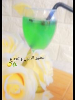 صورة لوصفة عصير الليمون والنعناع 🍋🌿 لذيذ😋