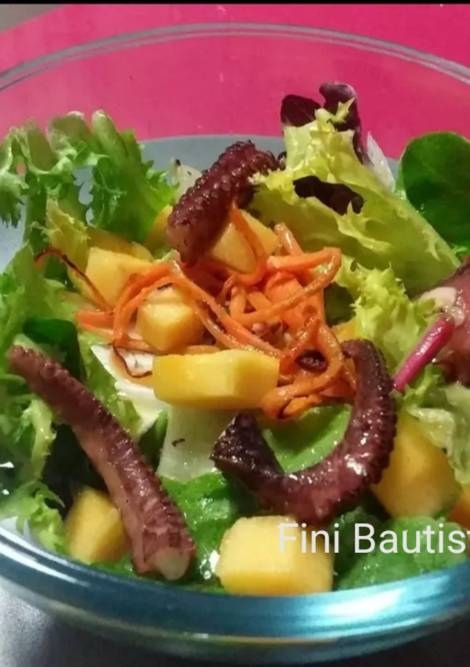 Una foto de Ensalada templada con pulpo