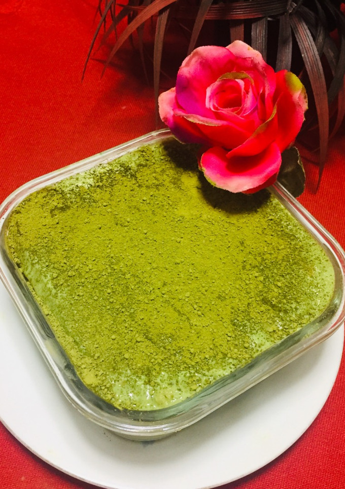 Una foto de Tiramisú Sin Huevo con Matcha 🎉