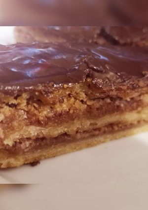 Glutén, tej, tojás és cukormentes diós zserbó recept fotója