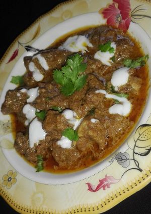 A picture of Makhni Karahi...💞.