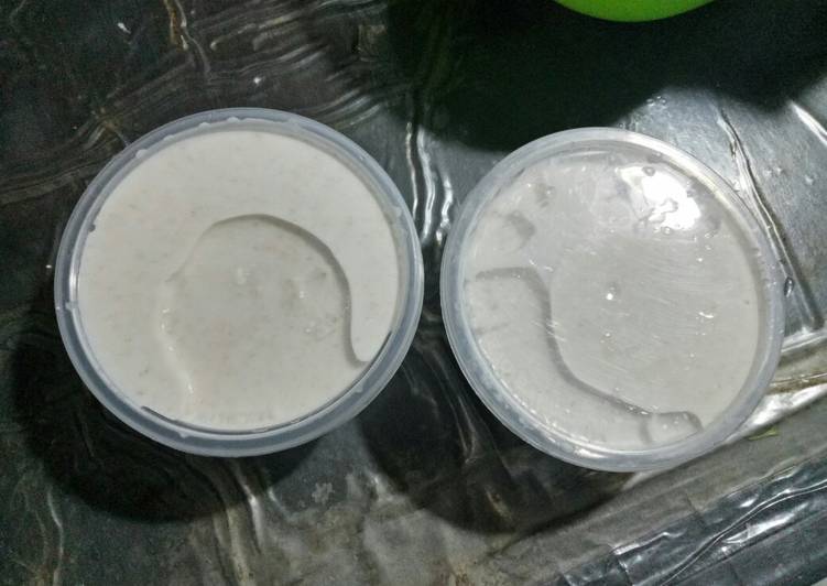 Resep 68. Base overnight oatmil, Bisa Manjain Lidah