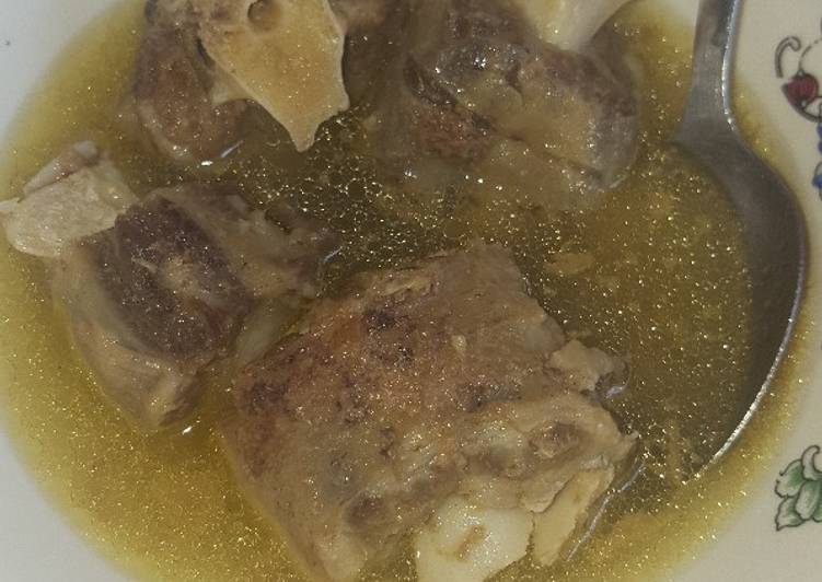 Steps to Prepare Any-night-of-the-week Ox-tail Soup