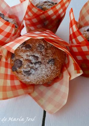 Foto principal de Muffins de queso y pepitas de chocolate, en la Monsieur cuisine