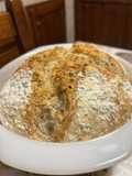 Pane con semi di sesamo e semi di lino senza glutine