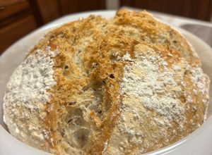 Foto di Pane con semi di sesamo e semi di lino senza glutine