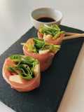 Rouleaux saumon et pomme