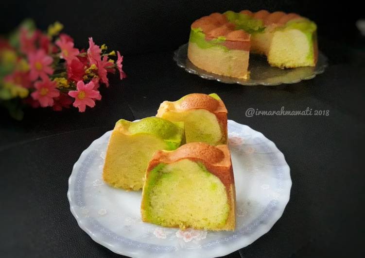 Marble Sponge Cake / Bolu Marmer