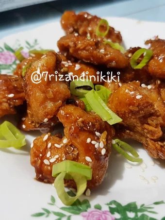 Cara Gampang Menyiapkan Resep Honey butter chicken (ayam mentega madu) yang  Bikin Ketagihan Anti Ribet, Mantap