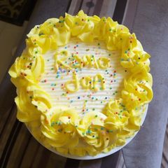 A picture of Vanilla cake(yellow).