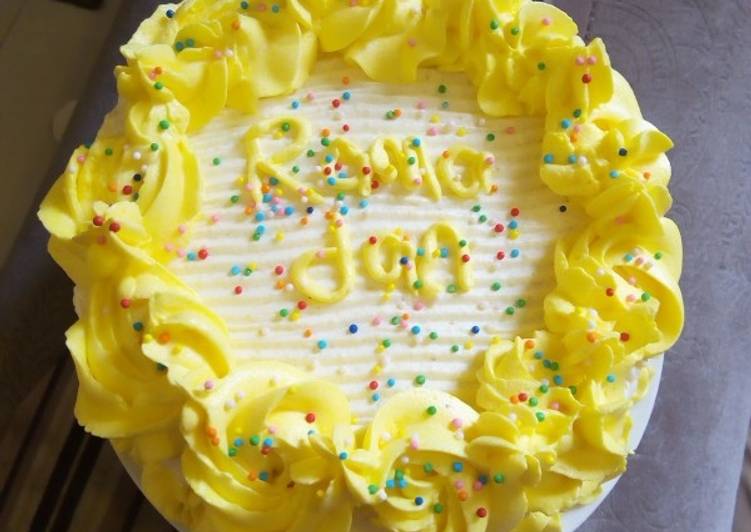 Vanilla cake(yellow)
