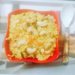 A picture of Khara or ven pongal recipe.