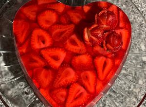 Una foto de Gelatina corazón de 🍓
