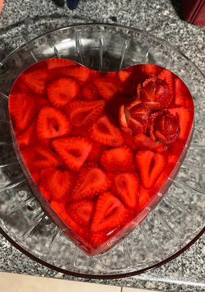 Una foto de Gelatina corazón de 🍓