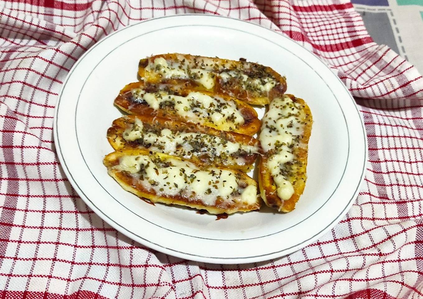 Pisang bakar mozarella