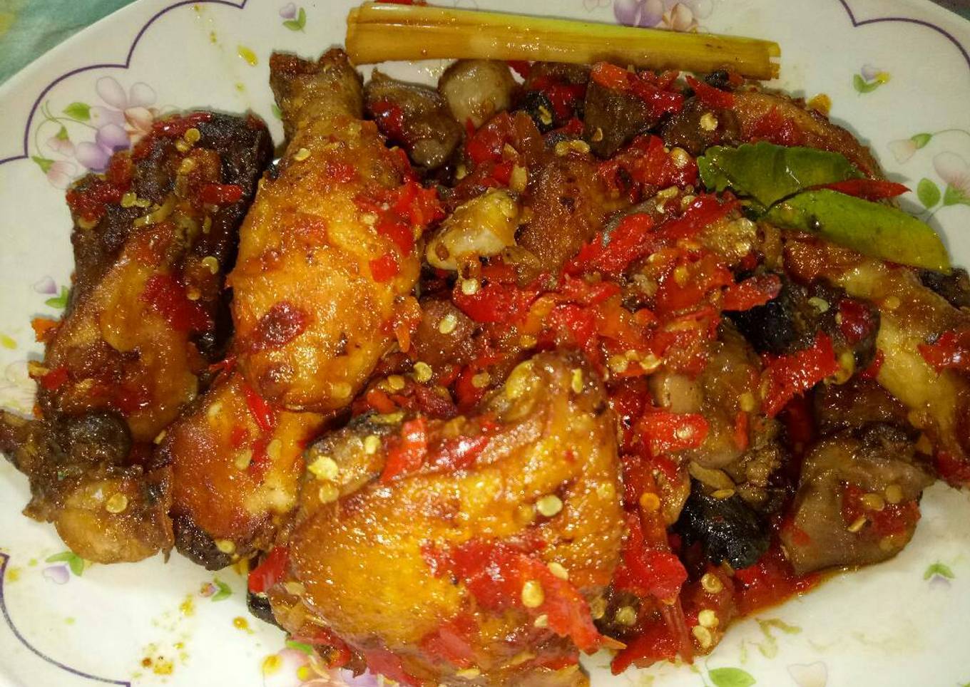 Ayam ati ampla balado