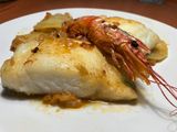 Bacalao con gambones