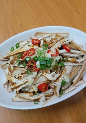 在家輕鬆上菜，眷村味的老兵豆乾 的食譜成品照片