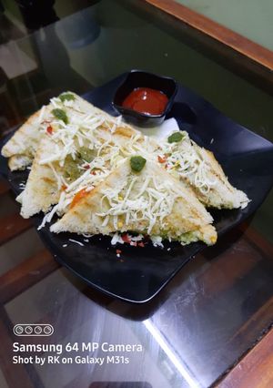 A picture of Cheese grill Sandwich.
