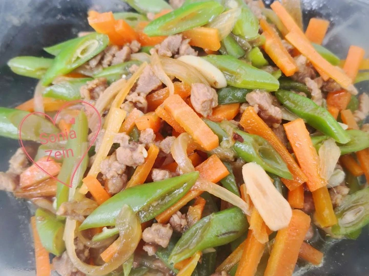 Langkah Gampang Membuat Resep Tumis Daging Wortel Buncis yang Menggugah Selera Anti Ribet, Bikin Ngiler