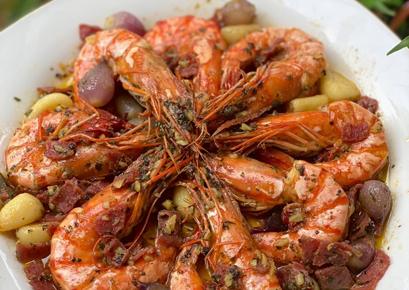 Caramelized butter prawn