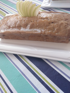 Una foto de Budín de manzana