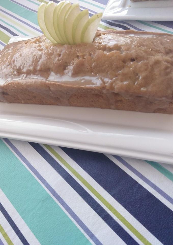 Una foto de Budín de manzana