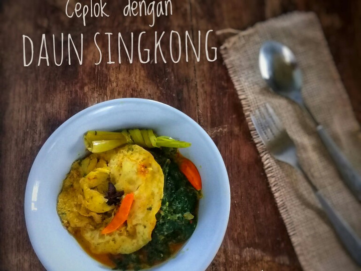 Resep Gulai Telur Ceplok dengan Daun Singkong yang Bisa Manjain Lidah