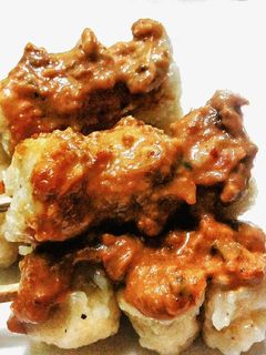 Foto resep Cilok Isi Keju Saus Kacang