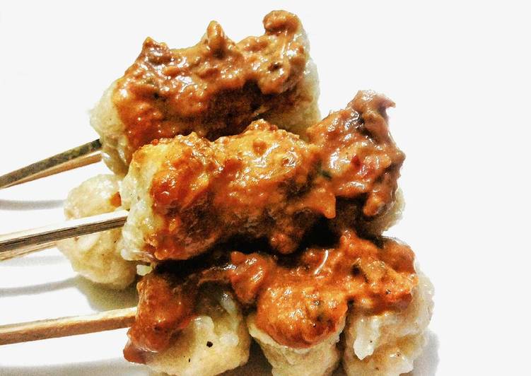 Resep Cilok Isi Keju Saus Kacang Anti Gagal