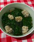 SP.0762 - Canh Cải Cầu Vồng Thịt Viên