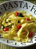Fettuccine con acelgas