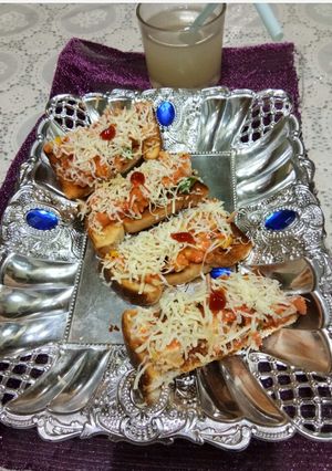 A picture of Bread Stick Pizza.
