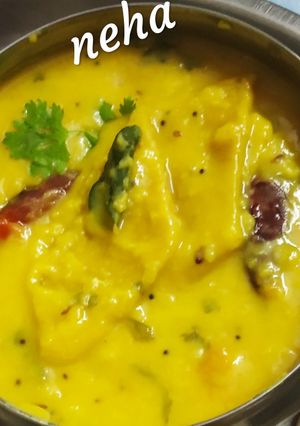 A picture of Daal Dhokli (Famous Gujrati Dish).