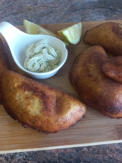 Una foto de Empanadas de plátano maduro 🍌🥩