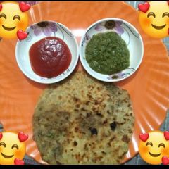 Bengali vegetable Paratha A picture of Bengali vegetable Paratha.