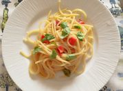 Una foto di pasta friggitelli e