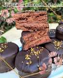Alfajores de Chocolate, con dulce de leche y Bañados en chocolate 🍫