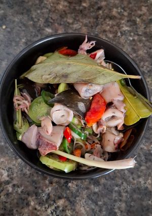Foto resep Cumi Asin Cabe Hijau