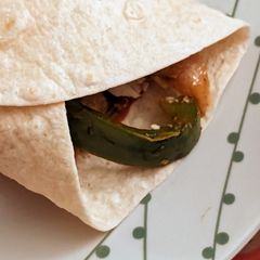 St David's Day fajitas A picture of St David's Day fajitas.