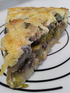 Una foto de Tarta de verduras en Masa quebrada