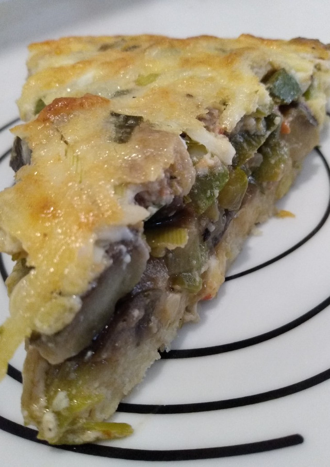 Una foto de Tarta de verduras en Masa quebrada