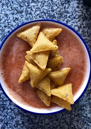Una foto de Sopa de tomateee 🍅 casera